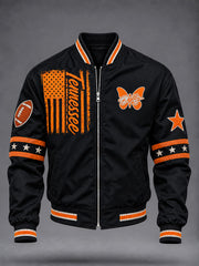 Men's Football Game Day Graphic Casual Jacket