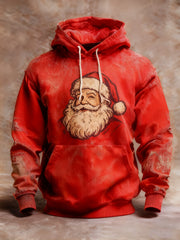 Men's Vintage Santa Claus Hoodie
