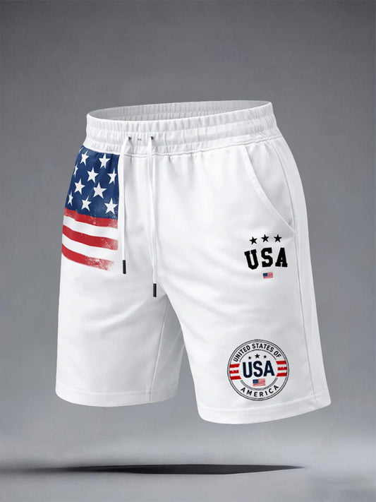 Men's USA Flag Shorts