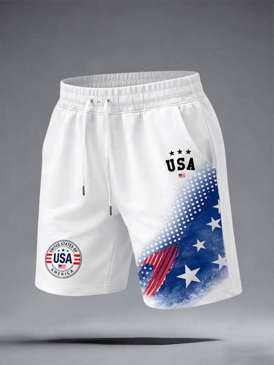Men's USA Flag Shorts