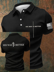 Men's His Way Is Better polo shirt