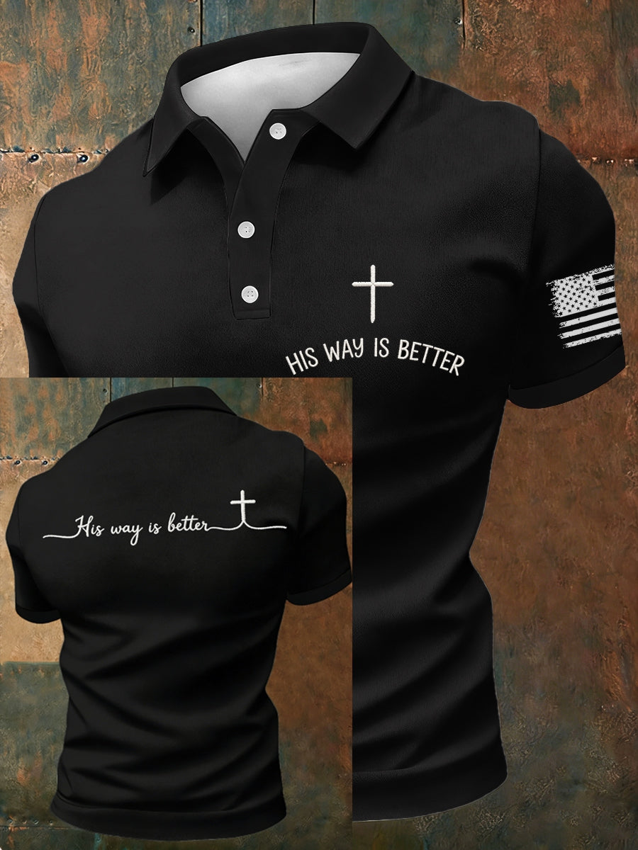 Men's His Way Is Better polo shirt