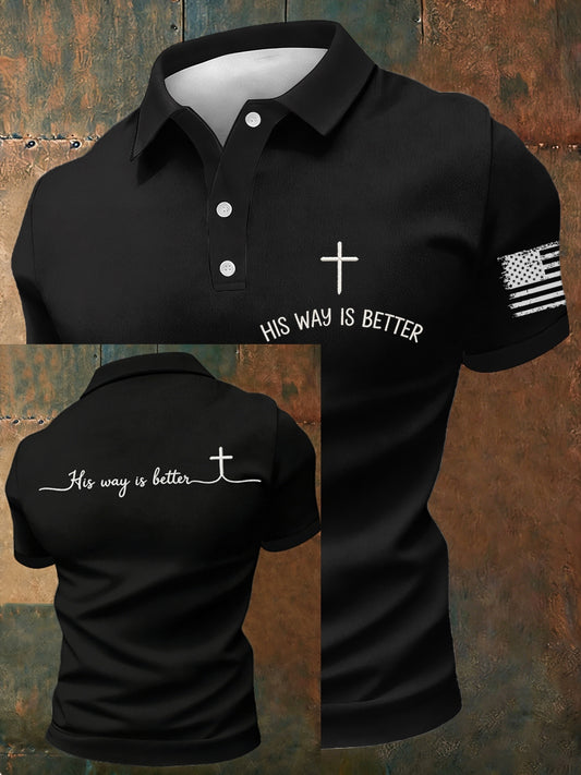 Men's His Way Is Better polo shirt