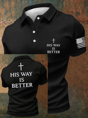 Men's His Way Is Better polo shirt
