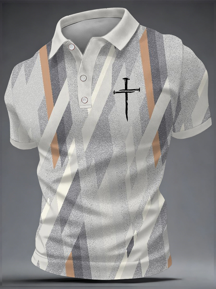Men's Faith Print Casual Top