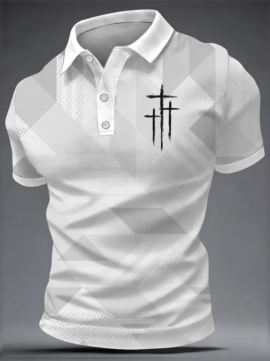 Men's Faith Print Casual Top