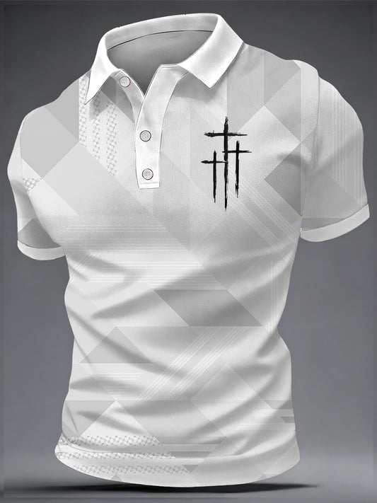 Men's Faith Print Casual Top