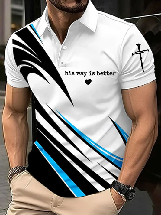 Men's His Way Is Better polo shirt