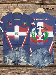 Women's Baseball Print Casual T-Shirt