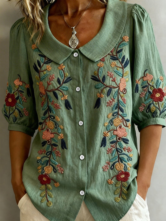 Women's Floral Print Casual Shirt