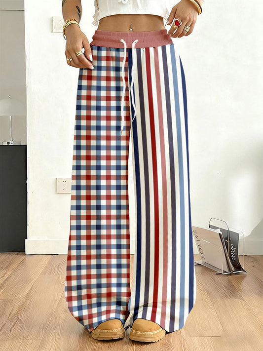 Women's American Flag Casual Pants