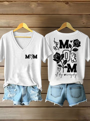 Women's Mother's Day Printed Casual T-Shirt