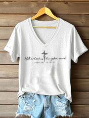 Women's 'Motherhood Is Kingdom Work' Printed Casual T-Shirt