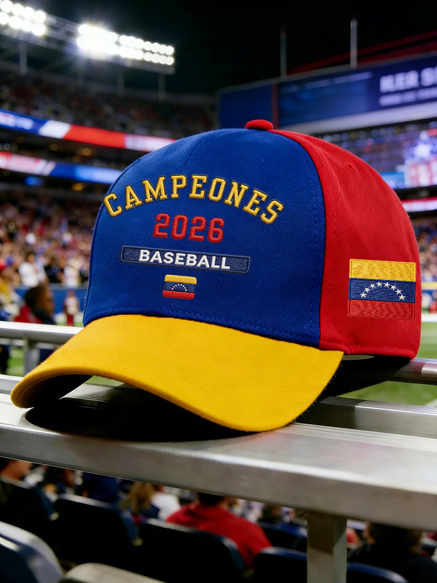 Unisex Celebrate Venezuela Campeones 2026 Print Hat