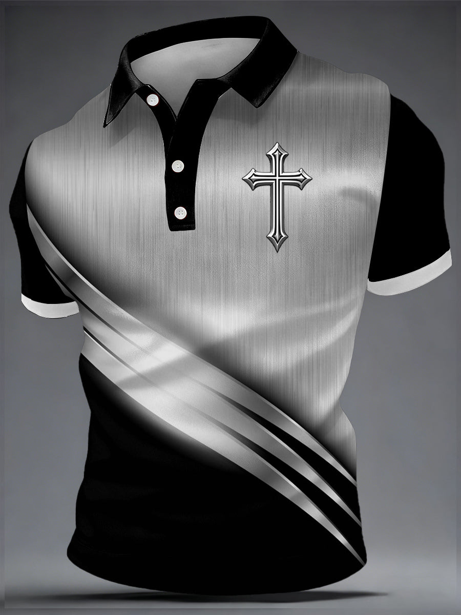 Men's Faith Print Casual Top