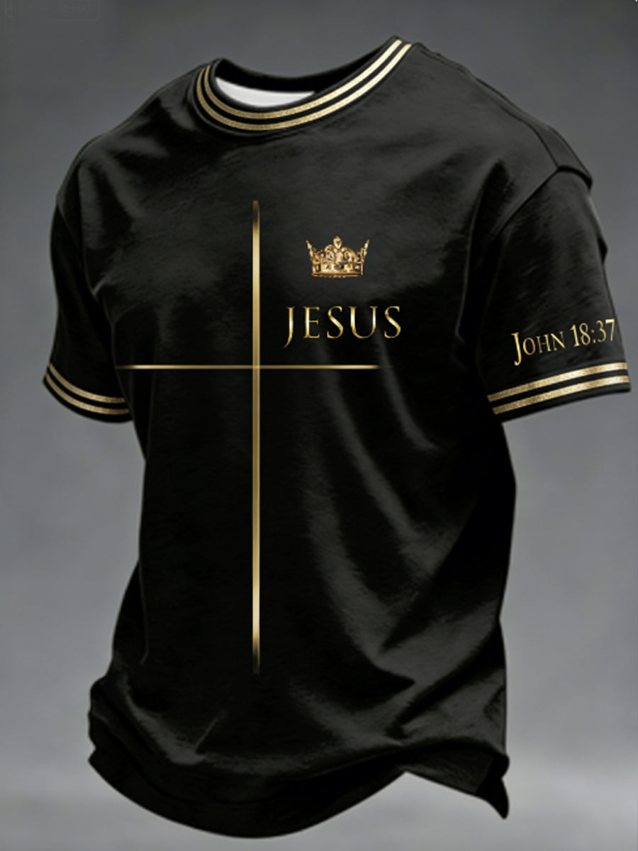 Men's JESUS JOHN 18:37  T-shirt