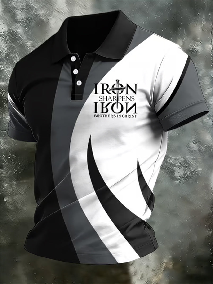 Men's Faith Print Casual Top
