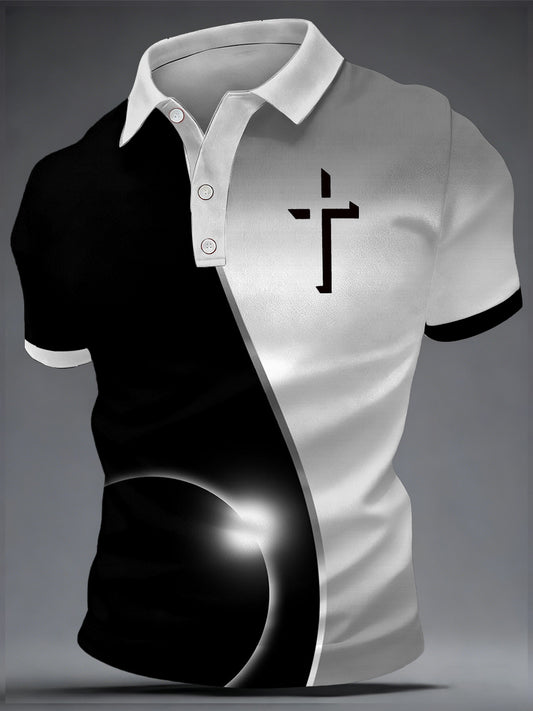 Men's Faith Print Casual Top