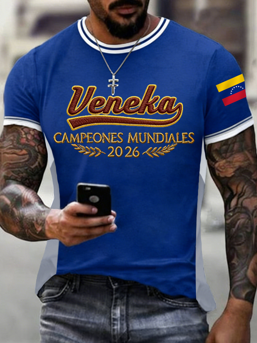 Men's Venezuelan Baseball short sleeves t-shirt