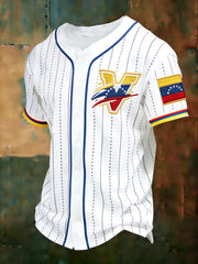 Men's Celebrate Venezuela 2026 Baseball Champions Print Casual Tee