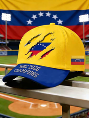 Unisex Venezuelan Baseball Print Hat