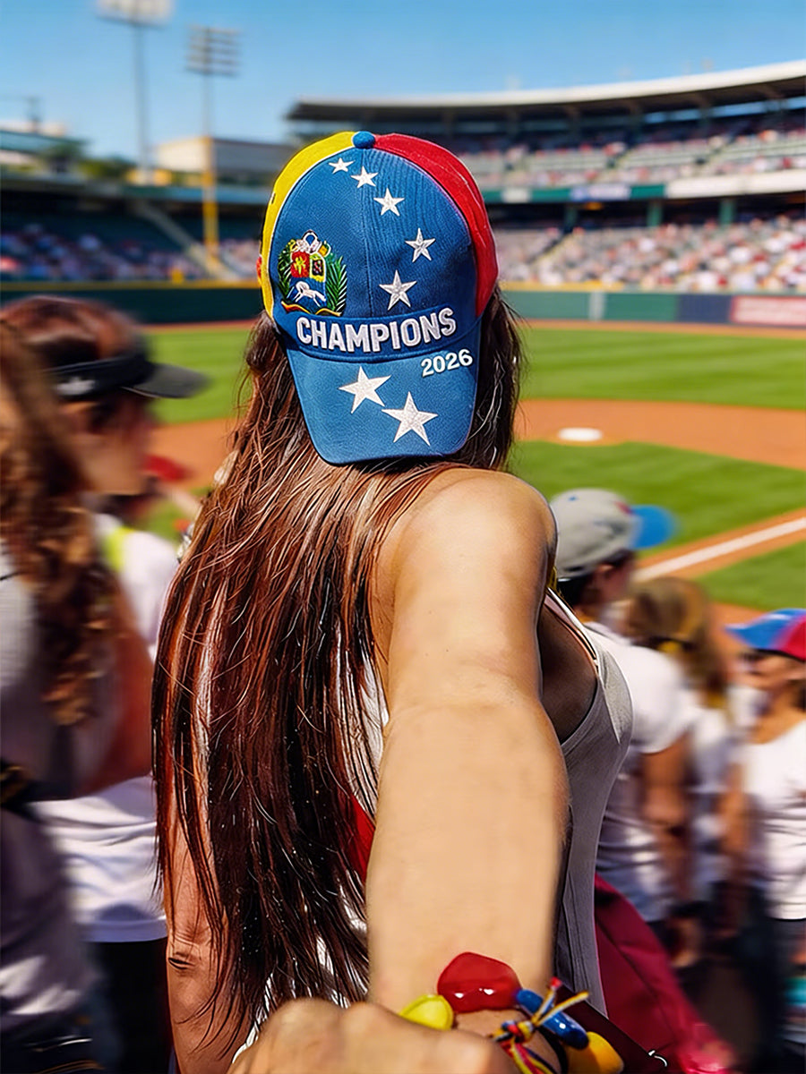 Unisex Celebrate Venezuela 2026 Baseball Champions Print Casual Hat