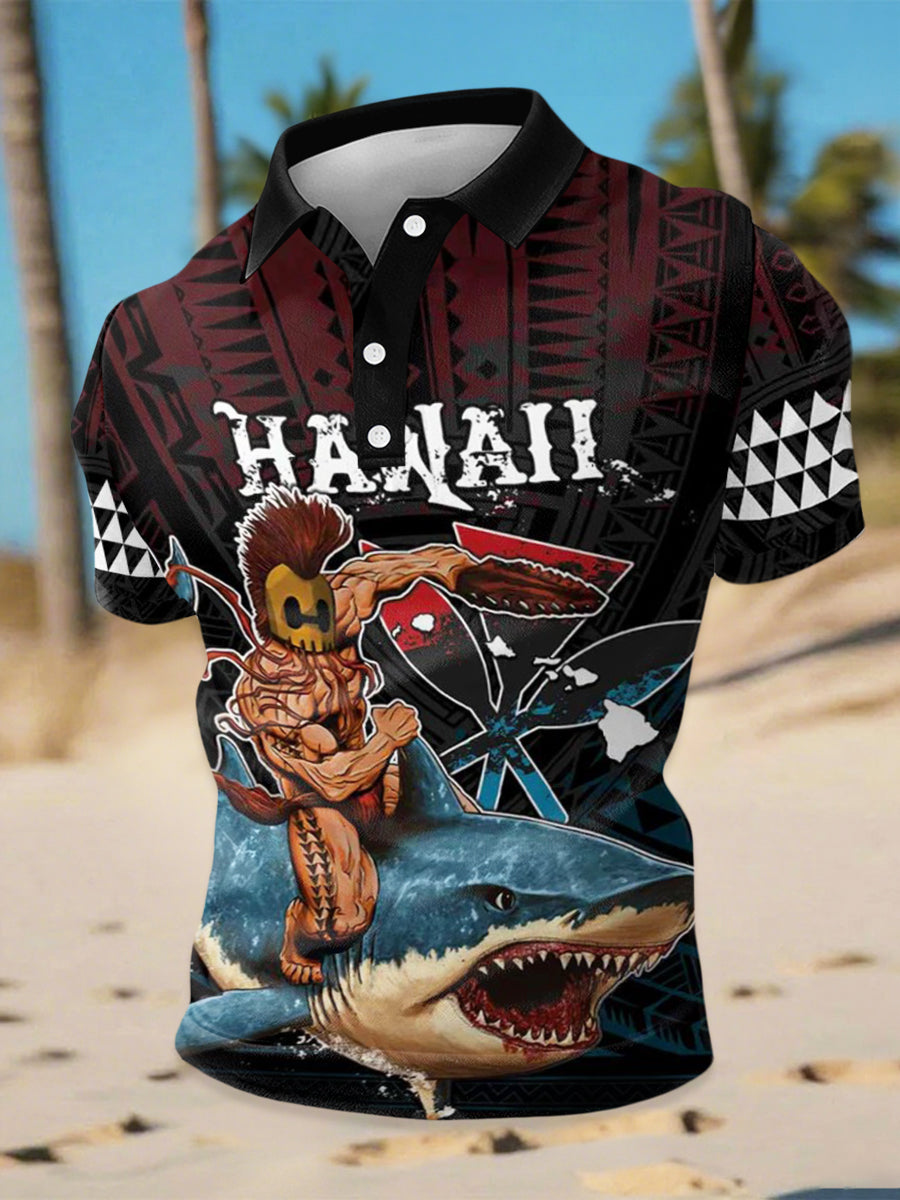 Men's Hawaii Ikaika Warrior Helmet Shirt