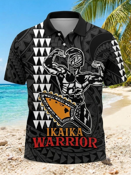 Men's Hawaii Ikaika Warrior Printed Shirt
