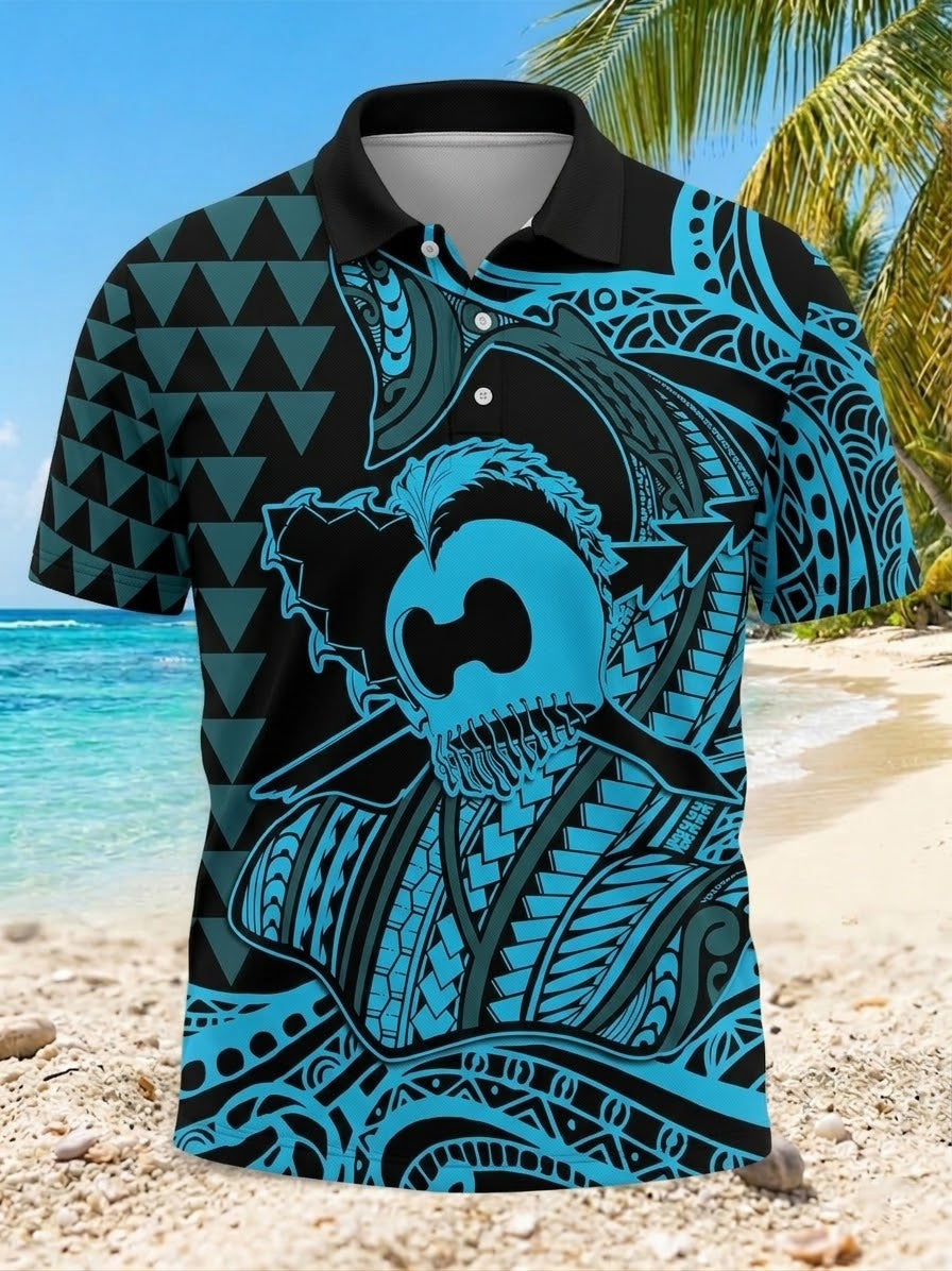 Men's Hawaii Ikaika Warrior Printed Shirt