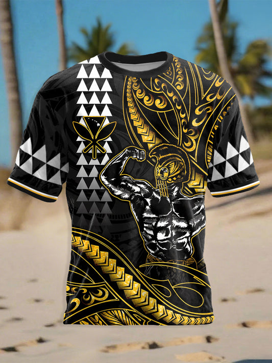 Men's Hawaii Ikaika Warrior Helmet Shirt