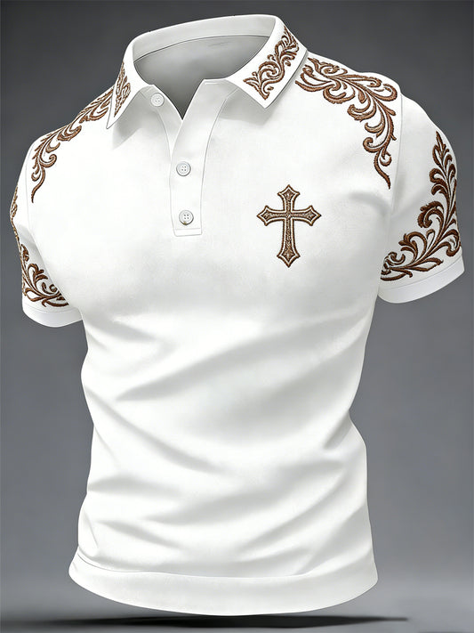 Men's Faith Print Casual Top