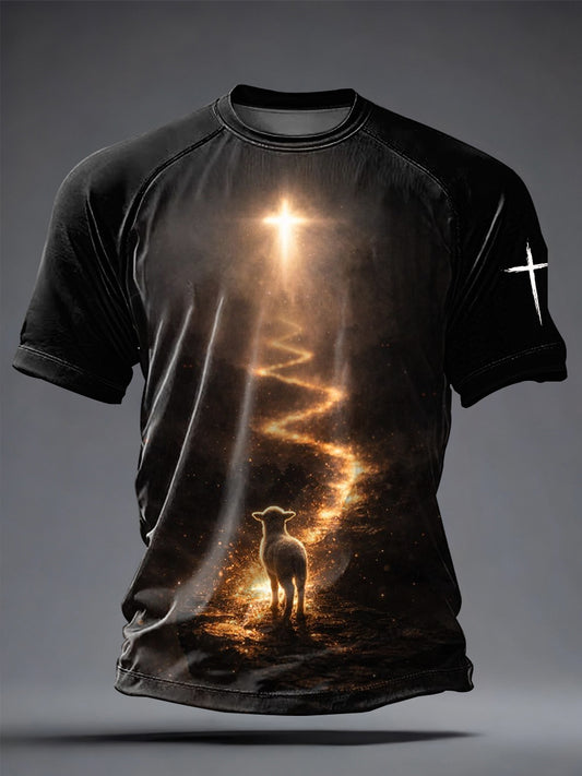 Men's Faith Printed Casual short sleeves t-shirt