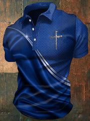 Men's Faith Print Casual Top