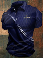 Men's Faith Print Casual Top