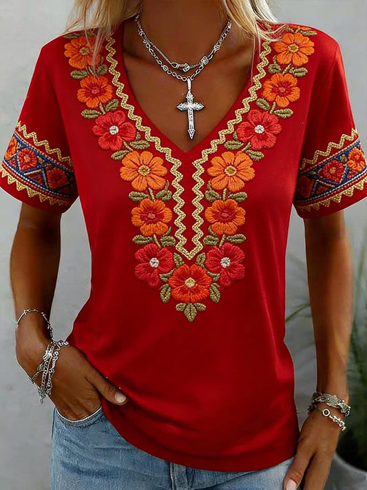 Women's Mexican Art Cinco de Mayo T-Shirt