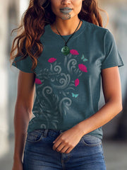 Women's Maori Art NZ Printed T-shirt