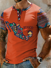 Men's Cinco De Mayo Printed short sleeve T-shirt