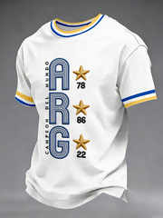 Men's Argentine Football Short Sleeves T-shirt
