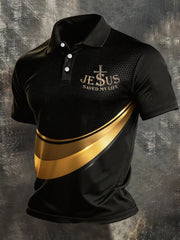 Men's Faith Print Casual Top