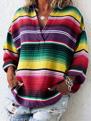 Women's Mexican Cinco de Mayo Cotton and Linen Top