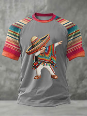 Men's Cinco de Mayo Printed Casual T-Shirt