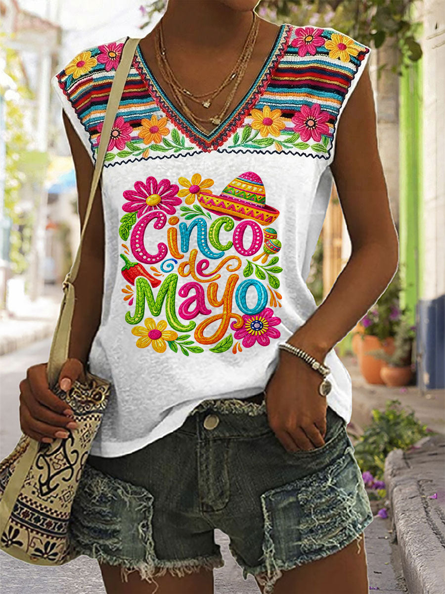 Women's Cinco de Mayo Printed Vest