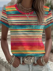 Women's Cinco de Mayo Print Casual T-Shirt