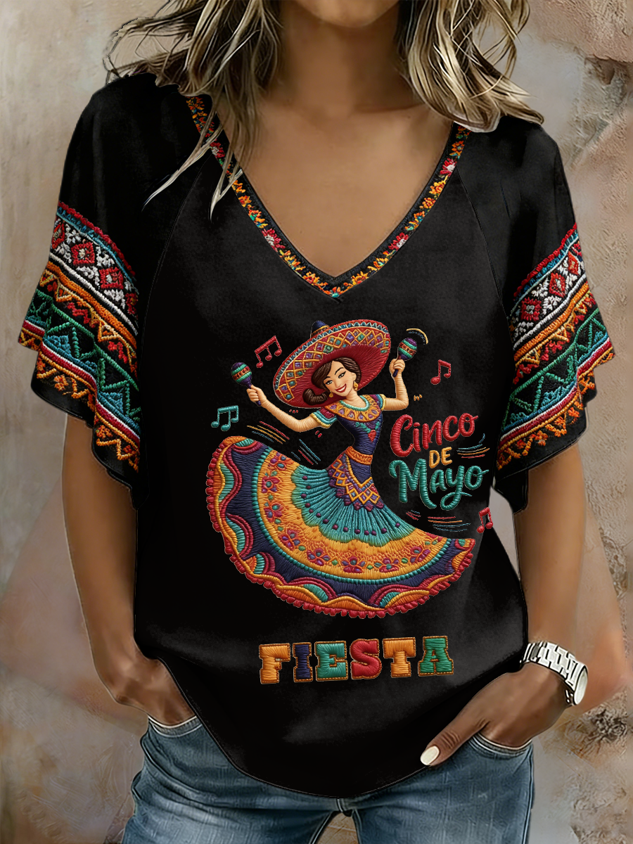 Women's May Fifth Festival Hang Shot Short Sleeve T-Shirt