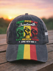 Unisex Juneteenth Print Hat