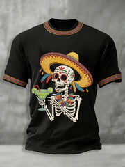 Men's Cinco de Mayo Print Casual T-Shirt