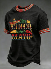 Men's Cinco de Mayo Printed Casual T-Shirt