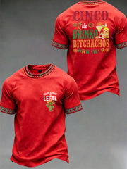 Men's Cinco de Mayo Printed Casual T-Shirt