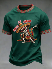 Men's Cinco de Mayo Printed Casual T-Shirt