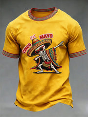 Men's Cinco de Mayo Printed Casual T-Shirt